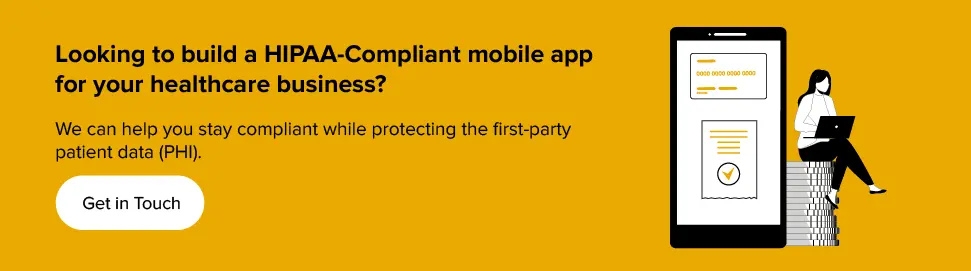 hipaa compliance mobile app
