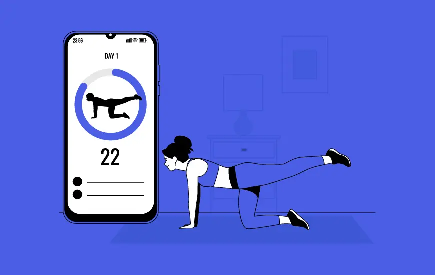 workout and training app development cost