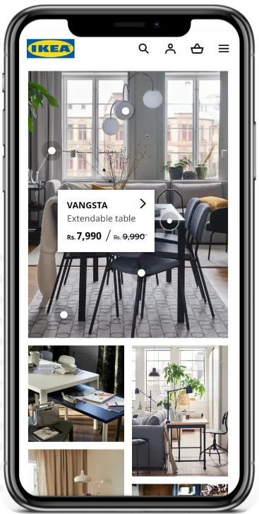 IKEA  App Product Page